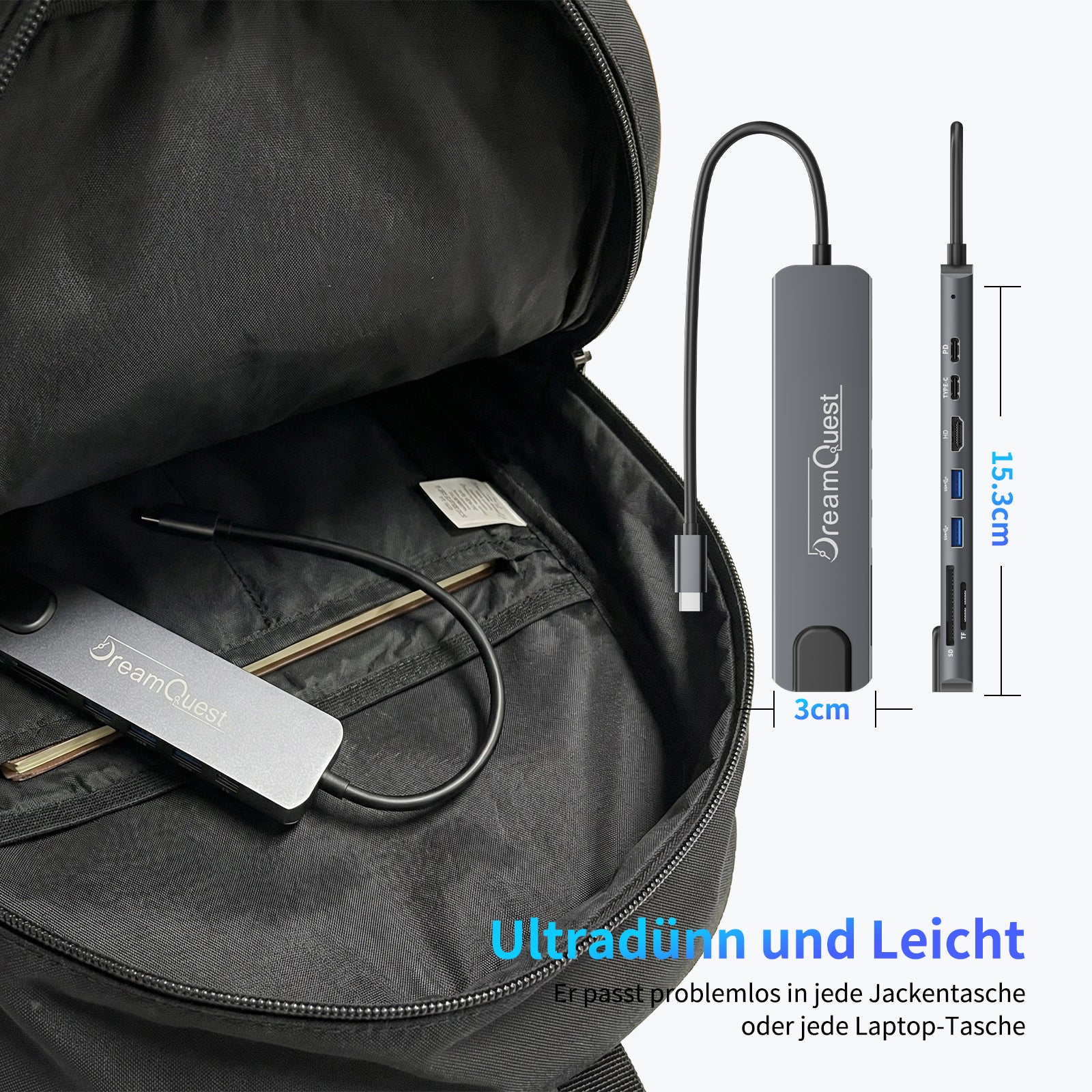 DreamQuest 8-in-1 Dock