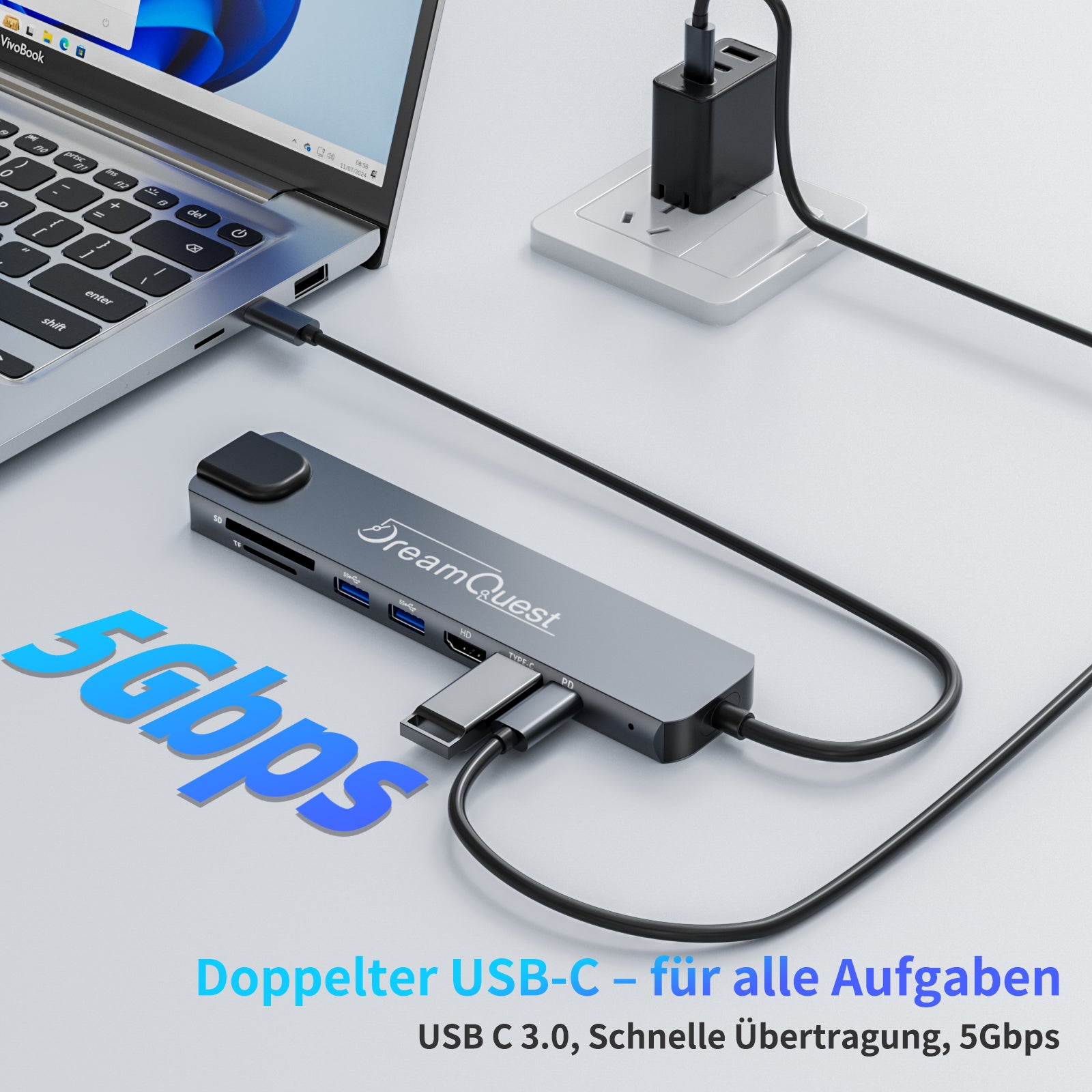 DreamQuest 8-in-1 Dock