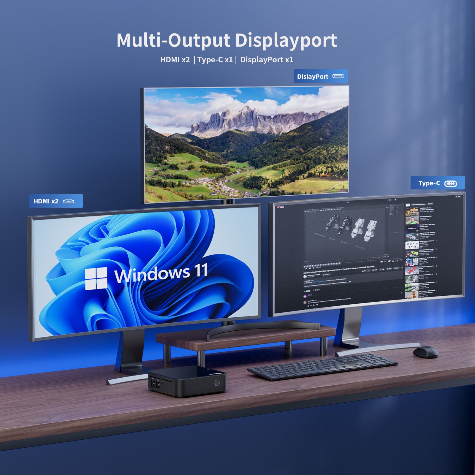DreamQuest Pro Plus N100 Mini PC