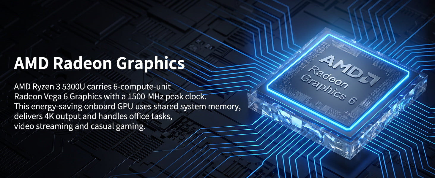 DreamQuest Pro AMD Radeon Graphics Vega 6 4K playback